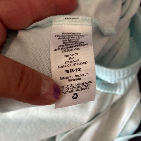 Secret Treasures Women's Medium Blue Drawstring Sleep Shorts PJs - Picture 3 of 3